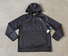 NWT Reebok Hoody Men's Hooded Sweatshirt - Black Heather - Size Large