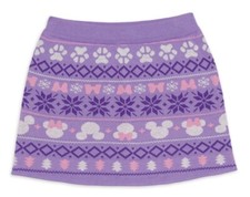 Girl's Disney 100th Mickey Mouse and Friends Knit Skirt Sz M 7/8 NWT