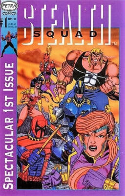 Stealth Squad (1993) #   1 Price tag (3.0-GVG) Rust 1993