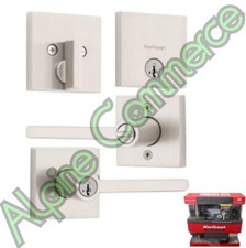 1-Set Kwikset Halifax 991HFL Entry Lever Single Cylinder Deadbolt 99910-067