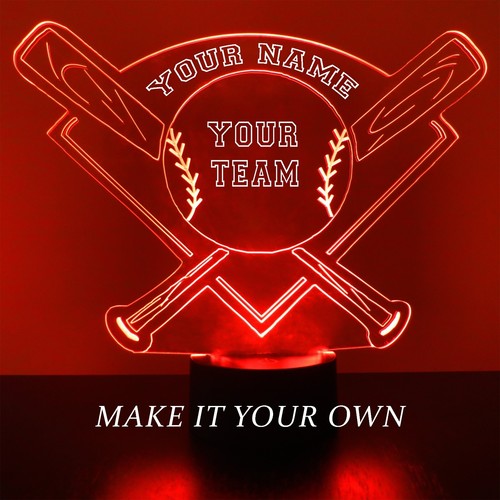 Lámpara de ventilador deportivo LED de béisbol Detroit Tigers Light Up, personalizada GRATIS - Imagen 9 de 11