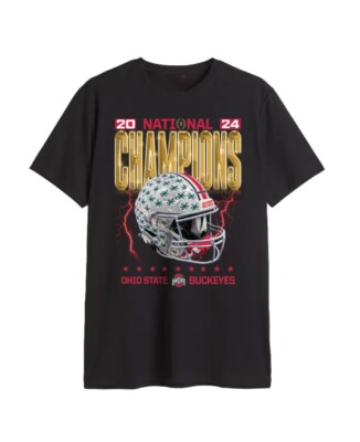 2024 OSU College Football Playoff National Champs T-Shirt Gift Fans Size  S-4XL
