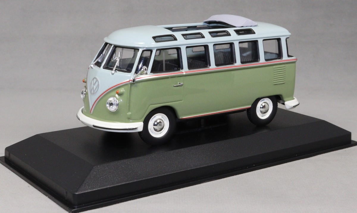 Maxichamps VW T1 Bus Samba grau/grün 1961 | 1:43 | Maßstab Maxichamps VW T1 Bus Samba grau/grün 1961 | 1:43 | Maßstab