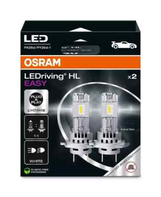 2x H7 / H18 OSRAM LEDriving HL EASY Leuchtmittel (Doppelpack) 64210DWESY-2HB