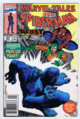 Marvel Tales starring Spider-Man #241 Marvel 1990 Professor Power ! - Picture 1 of 2