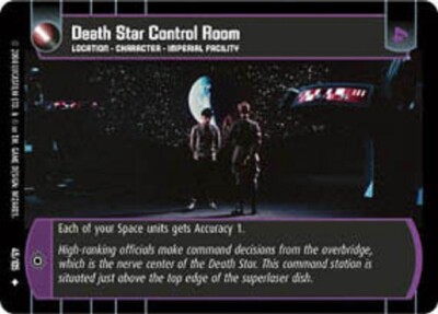 STAR WARS TCG WOTC ROGUES & SCOUNDRELS DEATH STAR CONTROL ROOM 45/105 GEM MINT