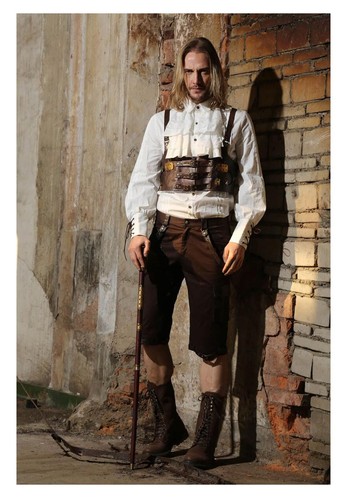 Victorian Brown Costume Shorts Pants 
