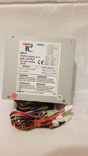 TR TR-200W AT POWER SUPPLY - INPUT: 115/230V 60/50Hz. 5/2.5A - 第 2/10 張圖片