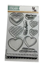 Simon Says Stamp! Lizzie Anne HEY SUGAR Stamps valentine Cookie Hearts