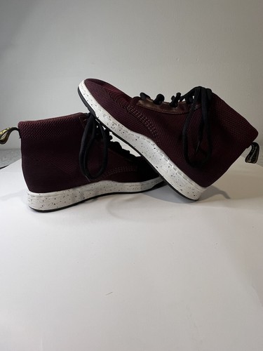 Dr. Martens Telkes Knit Women Size 11 Ankle Sneaker Boot Burgundy Maroon - Picture 6 of 10