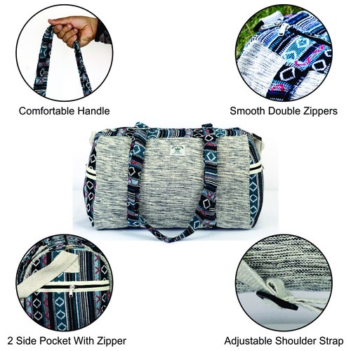 Duffle Bag Gift For Boho Men Women Travelling Luggage Gym Bag Weekender Bag - Picture 72 of 91