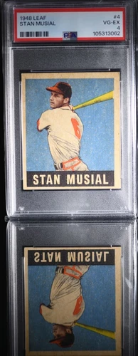 Stan Musial 1948 Leaf #4 PSA 4 ~ Baseball Rookie RC HOF ~ SCG NG ~ Beckett 5.5