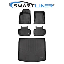 SMARTLINER Floor Mats Cargo Trunk Liner 2018-2025 Audi Q5 SQ5 | SQ5 Sportback