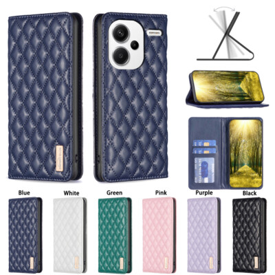 For Redmi and Xiaomi ''All'' Series Magnetic Leather Flip Stand Card Wallet Case