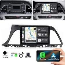For Hyundai Sonata 2015-2017 Apple Carplay Android 11 Car Stereo Radio GPS Navi