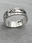Sterling 925 Silver Vintage Southwest Estate Ring Size 13.5 Weighs 8.1g 8.5mm