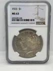 1923 Peace Dollar NGC MS63 #868-0065