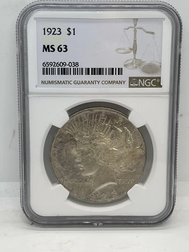 1923 Peace Dollar NGC MS63 #868-0065