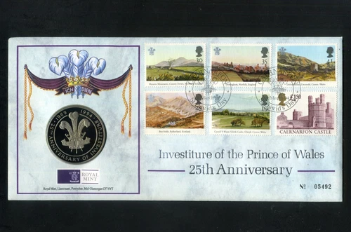 GB ROYAL MINT CFDC 1994  1st Mar Prince of Wales Investiture Caernarfon s6y++++