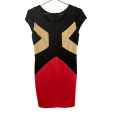 Zara Colorblock Shift Dress Size Large