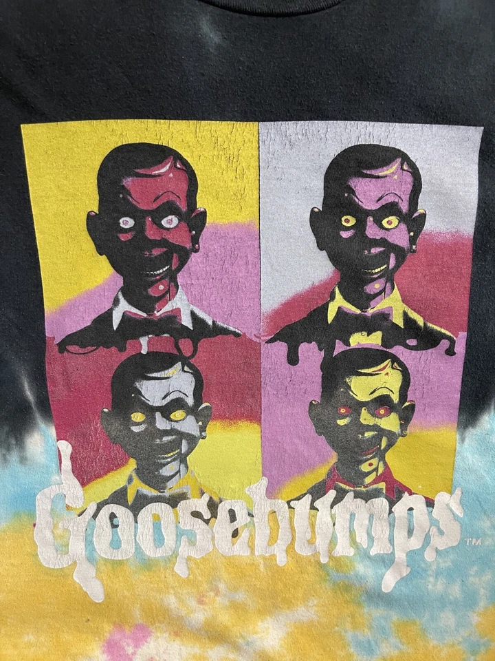 Camiseta Goosebumps Tie Dye - Slappy Dummy - Camiseta Retro Terror - Talla L Foto 3 de 3