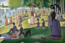 A Sunday on La Grande Jatte by Georges Seurat, Canvas Print, in various sizes