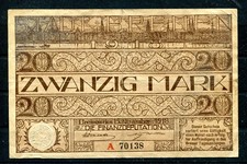 Brema 20 marek Deputacja Finansowa Seria A 15.11.1918 .................................................... z1289