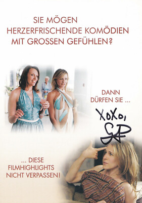 Sarah Jessica Parker · Die Familie Stone   Verloben verboten! · Autogramm