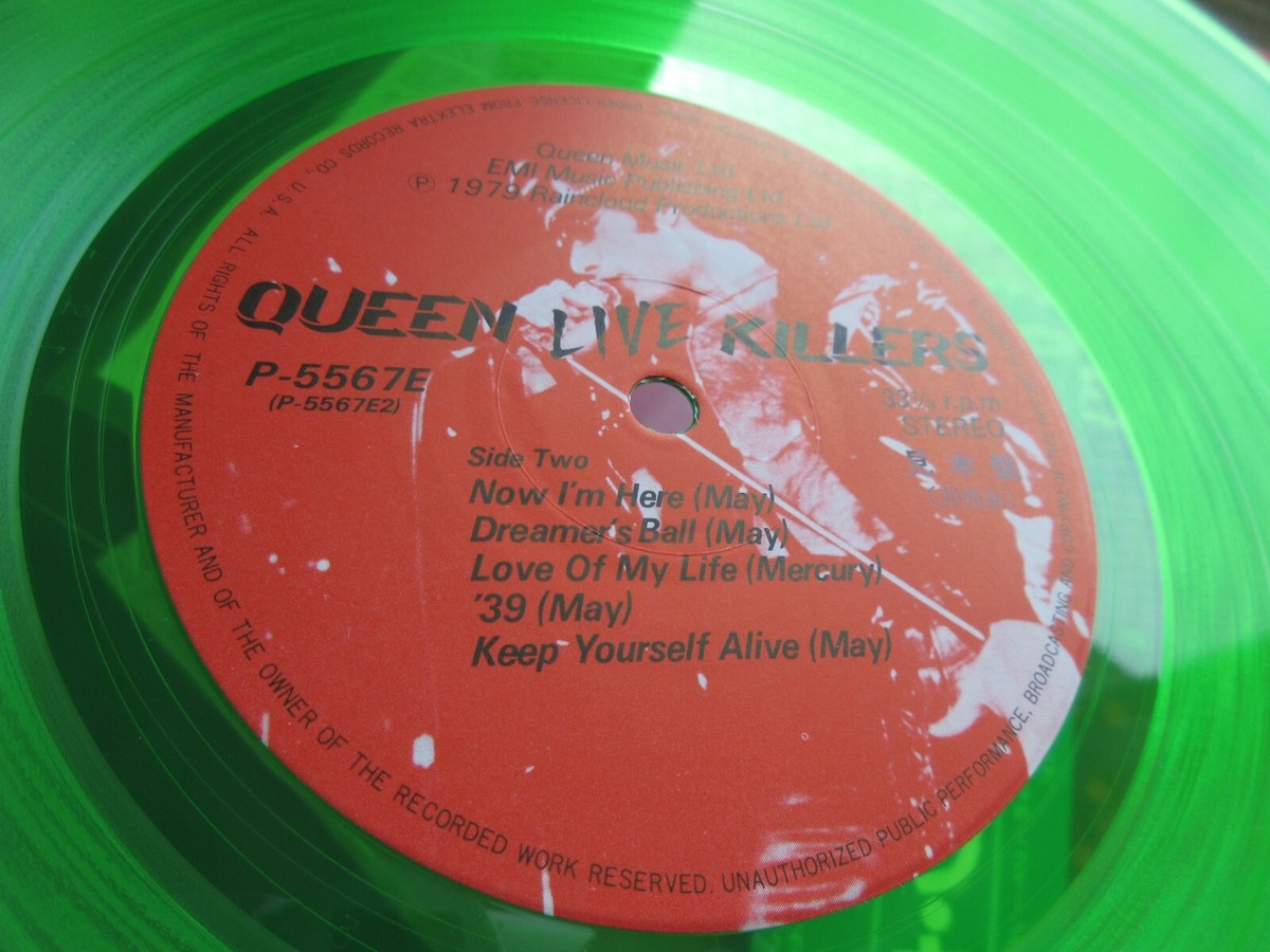 Queen Live Killers 初回限定カラー・レコード Queen Live Killers Japan Promo DBL Color Vinyl LP w OBI P
