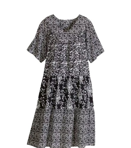 Vestido The Vermont Country Store Boho Estampado Algodón Bolsillo Talla Grande - Imagen 2 de 10
