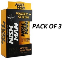 NISHMAN P1 Mattifying Volume Powder - PACK OF 3