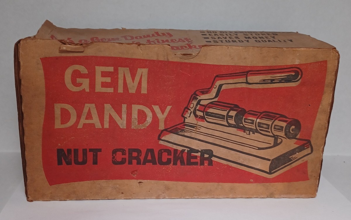 Vintage Gem Dandy Nut Cracker , Original Box-Red & Black | eBay