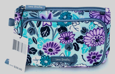 Vera Bradley Lighten Up Compact Organizer in Penelope's Garden.  NWT