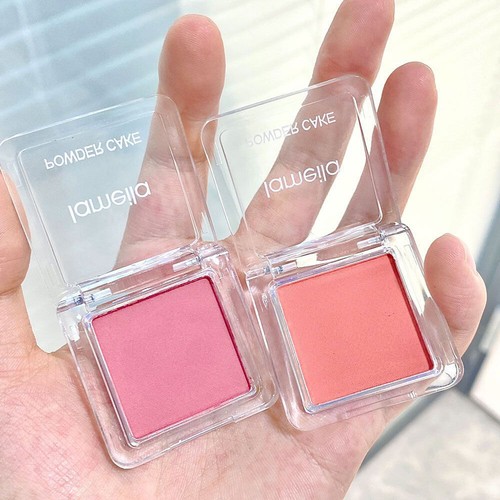 Powder Blusher Highlight Monochrome Powder Blusher Cosmetics Waterproof wi - Picture 2 of 16