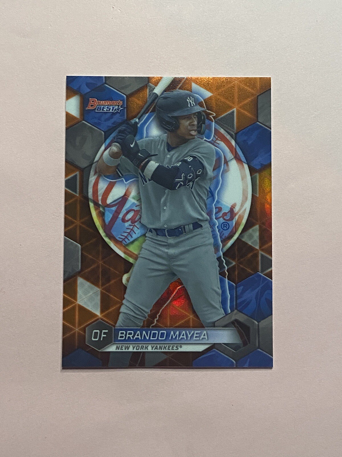 Brando Mayea 2023 Bowman’s Best Orange Refractor /25