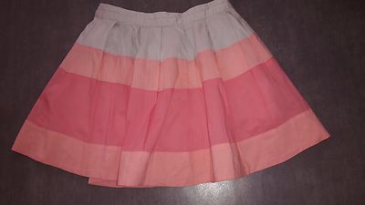 Jupe évasée Cyrillus Pour Fille 7 Ans - Rose - 100% Coton - Printemps/Été - Occasion Excellent état