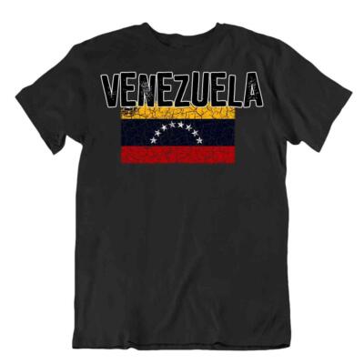Venezuela Flagge Souvenir Reise Geschenk Patriot Tourismus Urlaub T-Shirt Mode