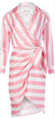 milly pink dress Milly Women's Linda Sleeveless Midi-Dress - Pink
