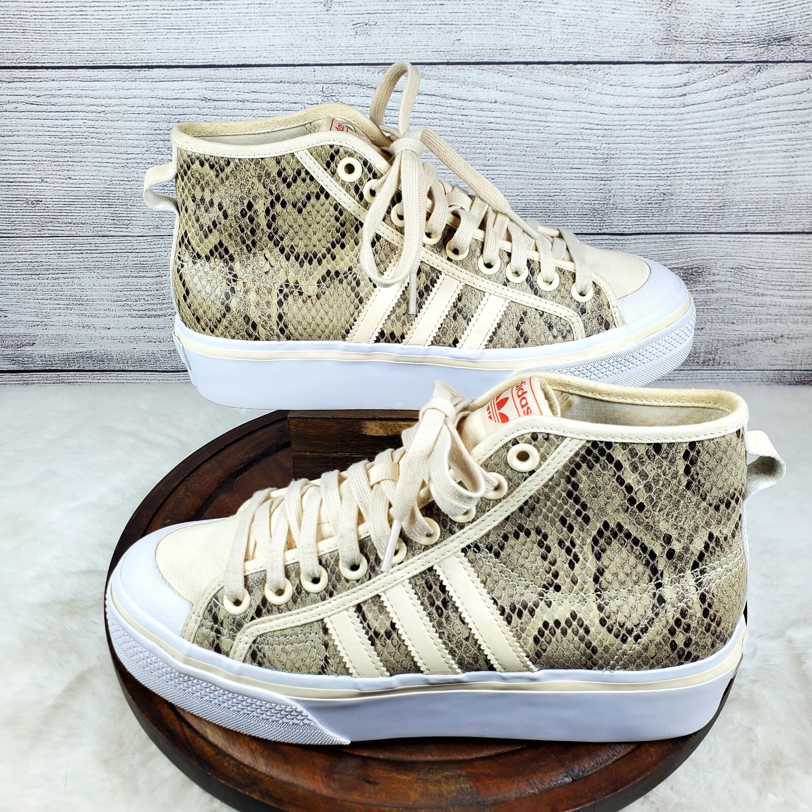 Adidas Nizza Platform Mid Python Sneaker Women's … - image 7