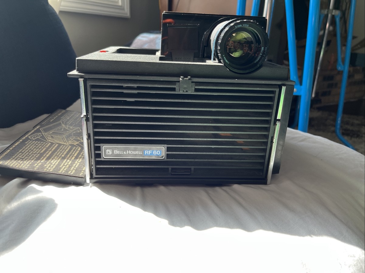 Vintage Bell & Howell RF 60 slide projector cube | eBay