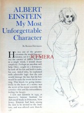 أخرى — 'ALBERT EINSTEIN': أصلي 1968 Magazine Cutting