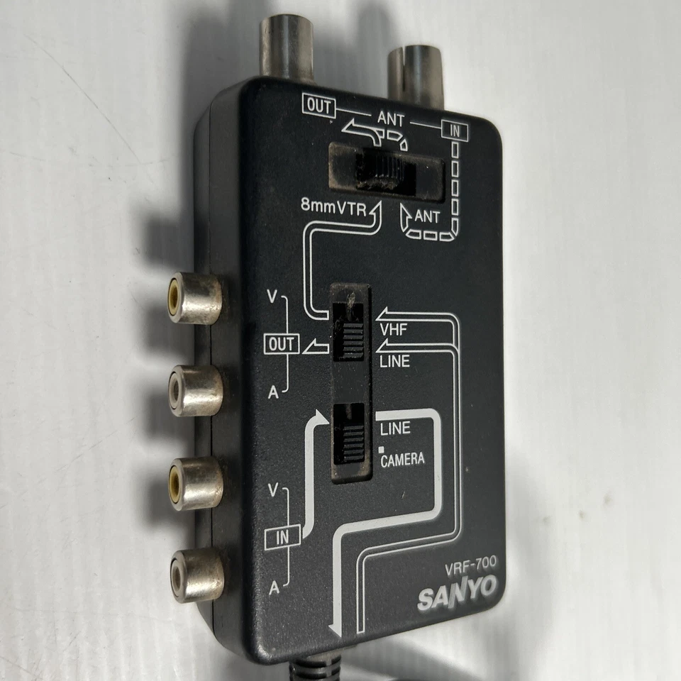 SANYO RF ADAPTOR Model. VRF-700 Made In Japan Video Camera Camcorder Accessory  - Image 4 of 4
