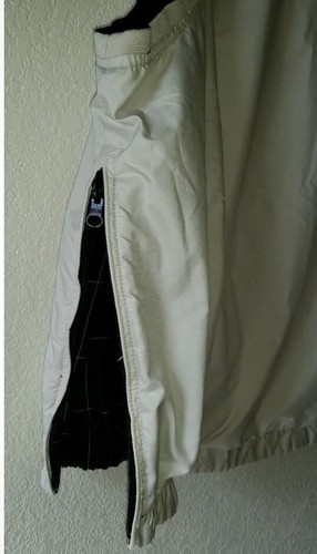 Sharp Reversible DOCKERS GOLF Size L Vest w/Pockets Black Plaid- Stone Solid - Picture 11 of 12