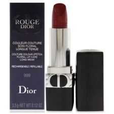 Christian Dior Rouge Dior Couture Colour Refillable Lipstick NEW 999 Satin