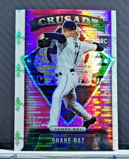 Shane Baz 2022 Chronicles Crusade PINK PULSAR PRIZM SP ROOKIE #2 - Rays RC