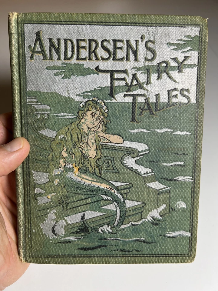 Antique Ornate Embossed Gilded Victorian Andersen's Anderson's Fairy Tales Book - Image 2 of 4