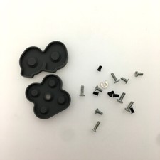 Replace Buttons Silicone Conductive Rubber Pad Screw sets for Game Boy Micro GBM