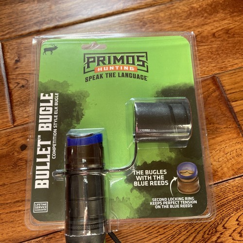 Primos Bullet Bugle Competition Style Elk Call Blue Reed Model 946 Factory Pack - Picture 2 of 4