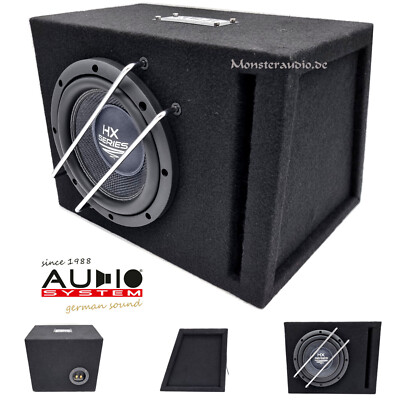 Audio System 300 Watt 20cm High-End Subwoofer Gehäuse Bassreflex HX08 SQ BR