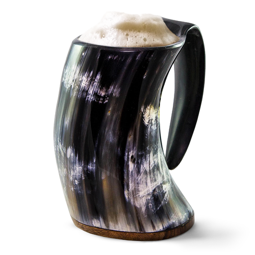 Ox Horn Mug Drinking, Party, Wedding, Birthday, present, Groom, fathers day - Picture 7 of 13